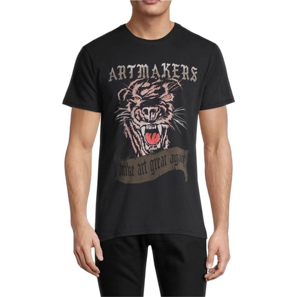 Elevenparis Hombre Jogain Graphic T-Shirt negro L