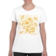 thumbnail image 2 of Save the Bees Floral Design Women's T-shirt, 2 of 3