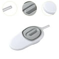 thumbnail image 6 of Gazechimp Bedpan with Guard Lightweight Emergency Device Nursing Urinal for Elderly Female white gray, 6 of 8