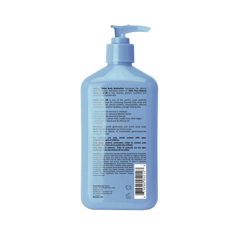 Hemp clearance lotion walmart