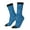 2 Black-1, variant on Blue Star Print Crew Socks for Men & Women, Breathable Casual Athletic Ankle Socks