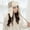 White, variant on Russian Hat Women Windproof Snow Ski Earflap Cap Thick Warm Winter Hat Lady Berber Fleece Russian Trapper Cap Bomber Hat