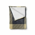 thumbnail image 2 of Checkered Soft Flannel Fleece Blanket, Vintage Plaid Scottish Tartan Pattern with Retro Display Checks Lines, Cozy Plush for Indoor and Outdoor Use, 60" x 80", Dark Blue Coral Cream, by Ambesonne, 2 of 6