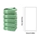 thumbnail image 2 of Juego de toallas de baño premium de 5 piezas, de algodón extraabsorbente y de secado rápido, para baños de invitados y días de spa en casa. Aestivo | Verde | AESTIVO, 2 of 7