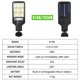 thumbnail image 2 of Luces Puntuales Solar IP65 Sensor Impermeable para Estacionamientos Patios Rojo, 2 of 9