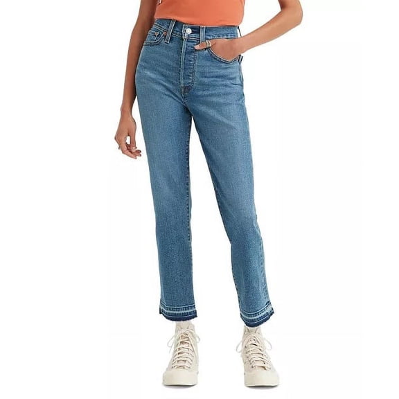 Levi's TURNED ON ME Women's Wedgie Straight Crop Jeans, US 18 Short W34/L28