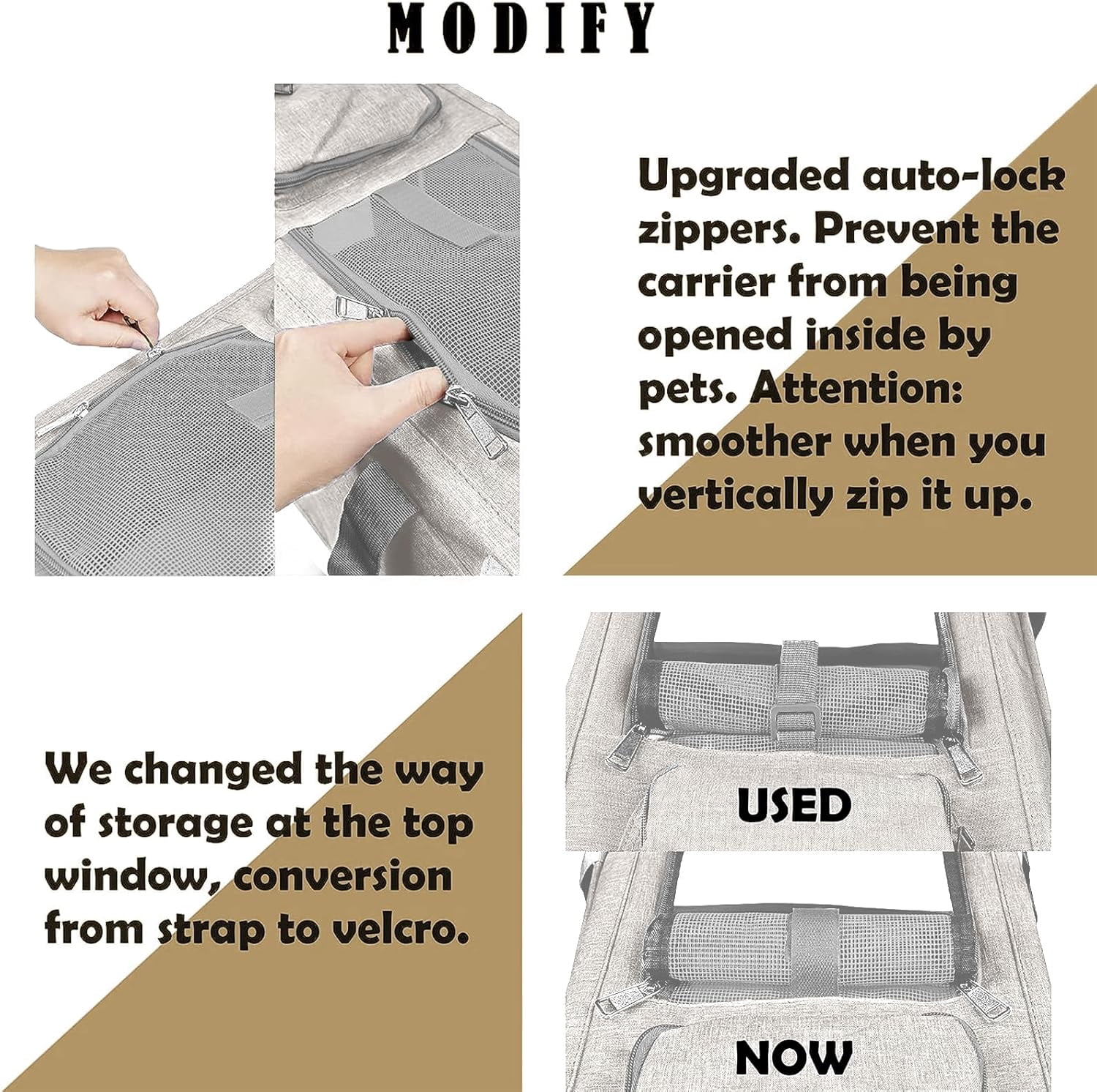 Pet Carrier for Large and Medium Cats, Soft-Sided Pet Carrier for Big Medium Cats and Puppy Dog Carriers Cat Carriers, Pet Privacy Protection Travel Carrier