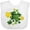 AA-White, variant on Inktastic St. Patrick's Day Plaid Green and Yellow Shamrocks Boys or Girls Baby Bib