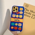 thumbnail image 2 of Funda de silicona con dibujos animados de oso sonriente para iphone, carcasa bonita original de oso sonriente de la suerte 8 para iphone 7 plus 13 14 pro max 11 promax 12 mini x xr xs max, 2 of 3