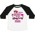 thumbnail image 3 of Inktastic My Heart Belongs to My Nana Boys or Girls Toddler T-Shirt, 3 of 5