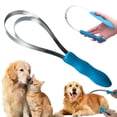 thumbnail image 2 of Stainless Steel Deshedding Tool, Dog Shedding Brush for Double Coat Dogs, Undercoat Rake Grooming Brush for Horse Dog Cat, 2 of 9