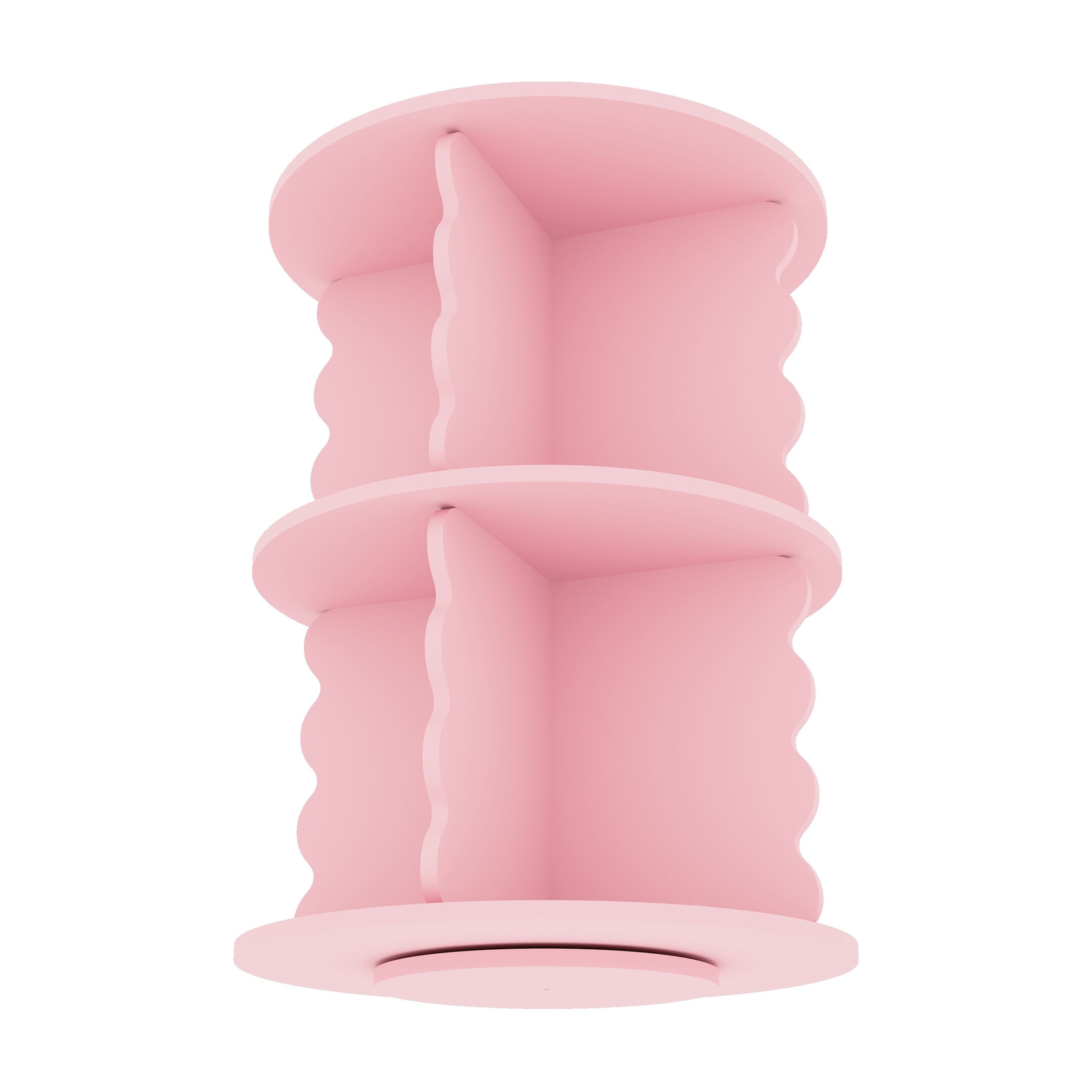 House of Happy Wiggle Rotating Bookshelf, Pink
