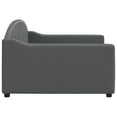 thumbnail image 2 of vidaXL Day Bed Dark Grey 100x190 cm Fabric, 2 of 5