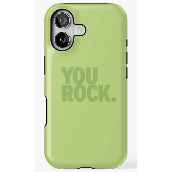 Rock Pastel Spring Green Shield Phone Case for iPhone 11 12 13 14 15 16 17 Pro Max