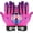 Pink, variant on Football Receiver Gloves Youth Receiving Gloves Pro 3.0 Durable Breathable Flexible for Kids Boys Girls in Small Large Medium X-Large