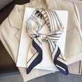 thumbnail image 2 of UJNDER Womens Summer Lightweight Multiway Silk-like Scarf Versatile Headband Wrap Fashion for Daily Wear Neck Scarf for Women,White_006,One Size, 2 of 5
