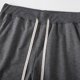 thumbnail image 4 of Pantalones cortos KIHOUT para hombre, informales, lisos, con bolsillo, cintura elástica, rectos, deportivos, para entrenamiento, 4 of 7