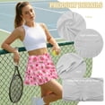 thumbnail image 6 of KUIFORTIStrawberry Cute Golf Skirts for Women Durable Lightweight High Waisted Golf Skort with 2 Pockets Comfortable Summer Clothes for Women Athletic Dressy Casual, 6 of 7