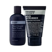 Grooming Lounge Mug Cleanser, Everyday Facial Cleanser For Men, Natural Face Wash, Sensitive Skin. Face Cleanser for a Hydrating, Deep Clean, 8 oz.