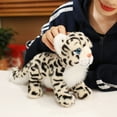 thumbnail image 6 of Snow Leopard Stuffed Animal - Super Soft Realistic Snow Leopard Plush Toy, Cute Pillow Toy Gift, 6 of 7