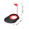 thumbnail image 2 of Hytrove 1Pcs Golf Practice Hole Golfs Putter Cups Round Compact Design for Outdoor Training, 2 of 8