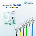 thumbnail image 5 of Smartech 1000ft Cat5e Plenum Cable, 24 AWG, 350 MHz, 4 Pair, UTP Ethernet Cable Yellow, 5 of 5
