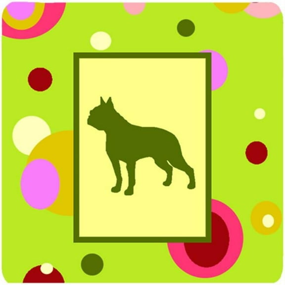 Boston Terrier Foam Coasters - Set 4