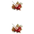 thumbnail image 1 of Wosthever Navidad Flores artificiales Rama Simulación Decoración Árbol de Navidad Guirnalda Type6 NO6, 1 of 6
