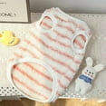 thumbnail image 4 of NovaStitch Pet Dog Sweater Striped Winter Puppy Clothes for Small Dogs Cats Warm Dog Knitwear Outfits Doggy Knitted Clothing Pink XS, 4 of 6