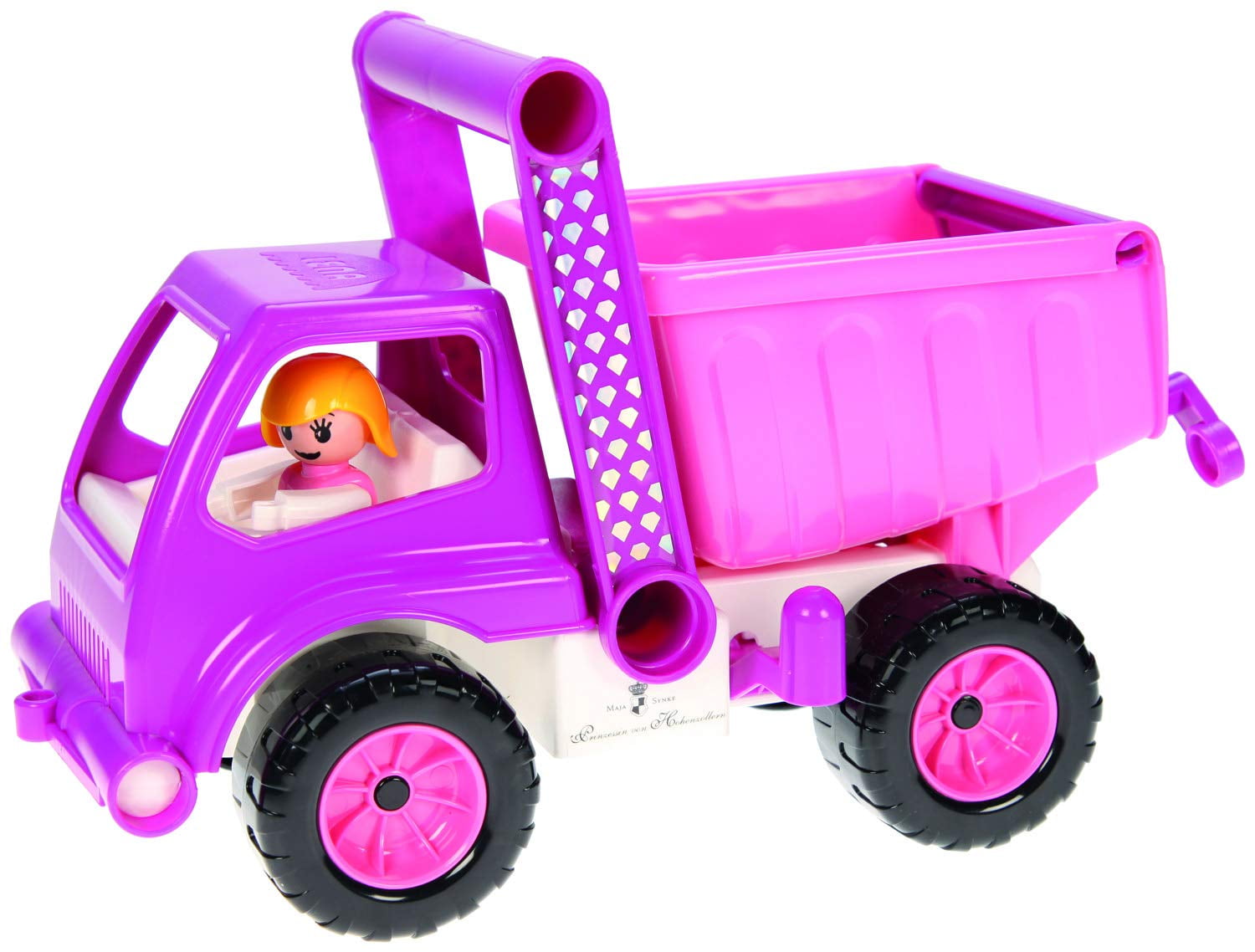 Green Toys Pink Dump Truck for Kids, 100% Recycled Plastic