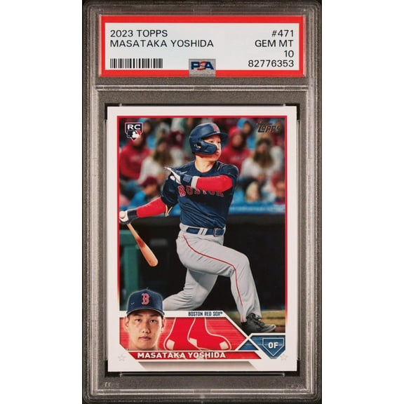 Graded 2023 Topps Masataka Yoshida #471 Rookie RC Baseball Card PSA 10 Gem Mint