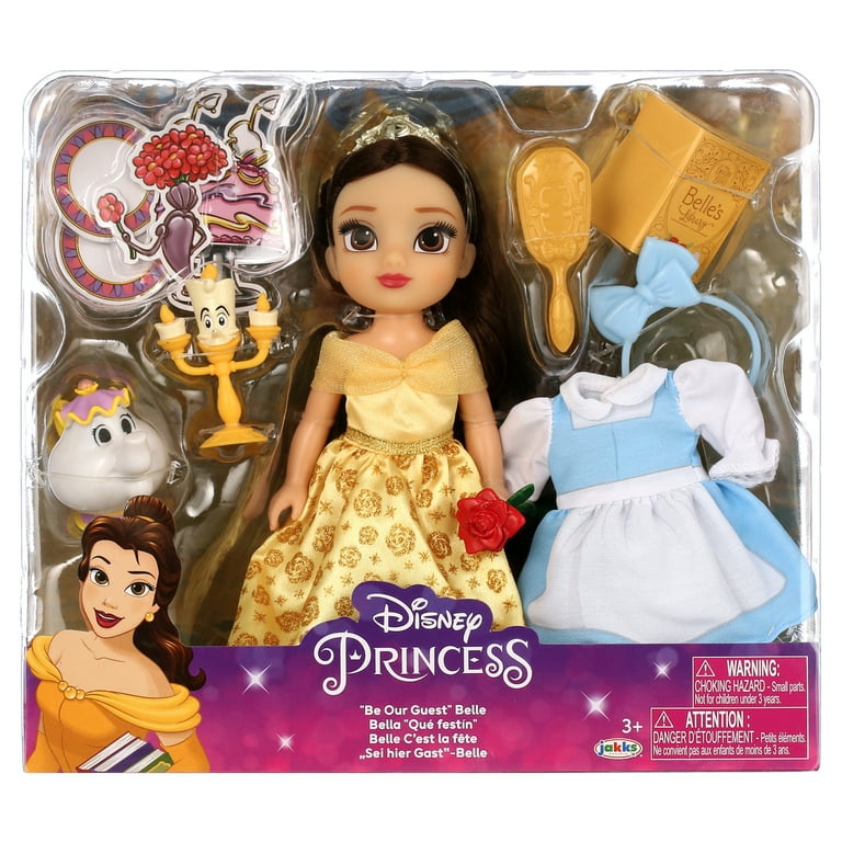Disney Princess Be Our Guest Belle Petite Deluxe Set with 2