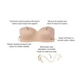 thumbnail image 6 of Wacoal Staying Power Wire Free Strapless Bra (854372),32DD,Sand, 6 of 7