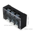 thumbnail image 2 of LABELEPH 5-Pack Rectangular Terminal Block Barrier Strip 2.76x1.50x0.94in Electrical Connector for and, 2 of 7