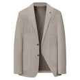 thumbnail image 3 of uikmnh Spring Summer Men's Lightweight Summer Suit Jacket Casual Stretch Slim Fit Button Sport Coats,Winter Jackets for Men,Winter Coats for Men,4XL, 3 of 4