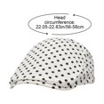 thumbnail image 3 of Slccxzc Vintage Polka Dot Flat Ivy Hat, Lightweight Summer Newsboy Baker Cap, 3 of 7