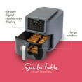 thumbnail image 2 of SUR LA TABLE KITCHEN ESSENTIALS 4-in-1 Compact 5-Quart Basket Air Fryer with Window for Easy Viewing, Digital Touchscreen Display with 8-Presets, Air Fry, Bake, Roast, Broil in Minutes, 1500w, 2 of 8