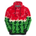 thumbnail image 2 of SCRAWLGOD Watermelon Women's Hoodies Pullover Oversized Sweaters for Women Trendy Long Sleeve Womens Hoodies Graphic Design Size 2XS Loose Sportswear Hoodie Women, 2 of 6