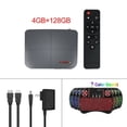 thumbnail image 1 of For Android 9.0 Tv Box 10.0 4+218g Media Player Smart Tv Box Tv Receiver 4+128G_US plug+I8 Keyboard, 1 of 5