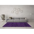 thumbnail image 3 of Ahgly Company Indoor Rectangle Oriental Purple Industrial Area Rugs, 7' x 9', 3 of 4