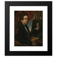 thumbnail image 2 of Johannes Daniël Susan 15x18 Black Modern Framed Museum Art Print Titled - Self Portrait (1839), 2 of 5