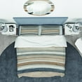 thumbnail image 3 of Designart 'Geometric Circle Natural Balance III' Geometric Bedding Set - Duvet Cover & Shams, 3 of 4