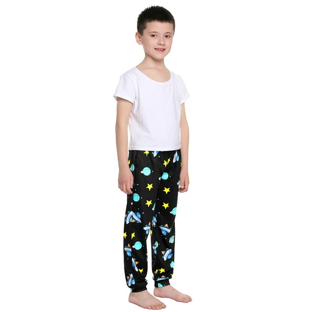 Uniexcosm Boys Pajama Pants Boy Pjs Pants Sleepwear Bottoms for Age 4