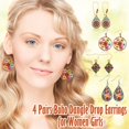 thumbnail image 4 of Aretes Colgantes Bohemios Vogacara 4 pares Aleación, 4 of 6