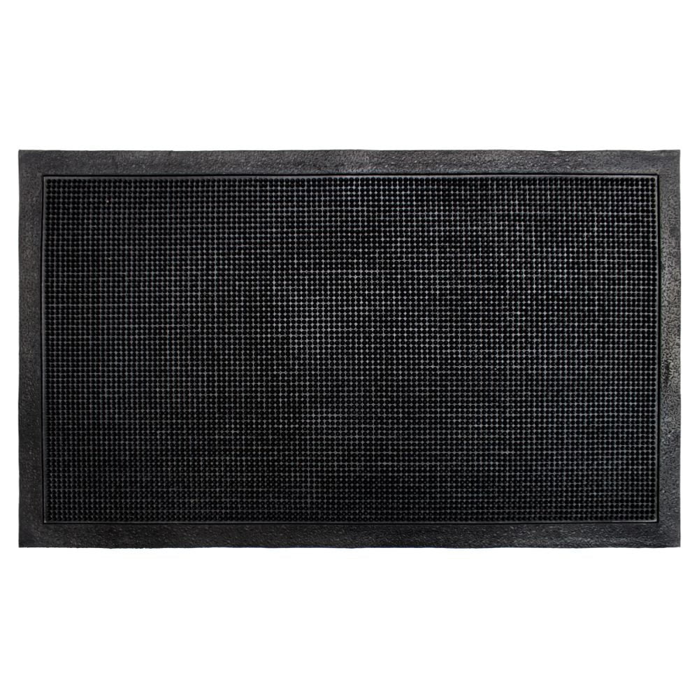 NEW WELCOME DURA MAT ALL WEATHER RUBBER MAT 16"X24" IN/OUTDOOR MAT NONE SKID 
