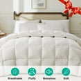 L'AGRATY AllSeason Goose Down Comforter King Size, Bedding Duvets