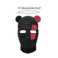 thumbnail image 3 of Yokua Thicken Beanies Neck Warmer Hat Balaclava with Cute Bear Ear for Teen Winter, 3 of 20