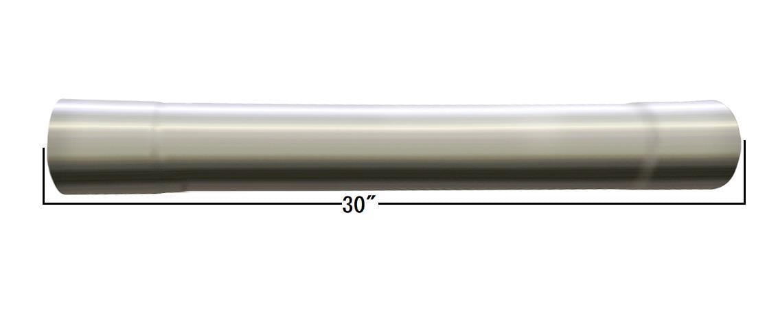 Colt Exhaust | Stainless Steel Straight Exhaust Pipe 5" ID/OD x 30" Long | Universal Automotive Replacement Part | Rust-Resistant Design
