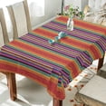 thumbnail image 3 of SKYSONIC Mexican Tablecloth Mexican Serape Blanket for Mexican Party Wedding Cinco De Mayo Fiesta Decorations Outdoor Picnics Dining Table Cover, Large Square Table Cloth 54x72In, 3 of 7