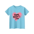thumbnail image 5 of Taqqpue Girl Summer Tops Short Sleeve Casual Basic T Shirts Loose Fit Workout Outfit Tee Round Neck Graphic Tops Blouses 2-14 Years, 5 of 7